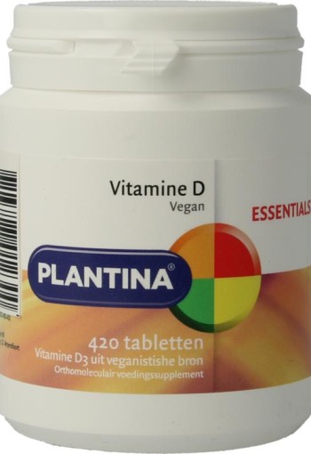 Plantina Vitamine D 600IE (420 Tabletten)
