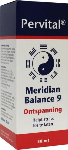 Pervital Meridian balance 9 ontspanning (30 Milliliter)