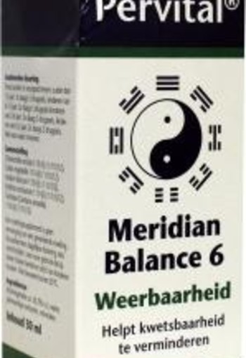 Pervital Meridian balance 6 weerbaarheid (30 Milliliter)
