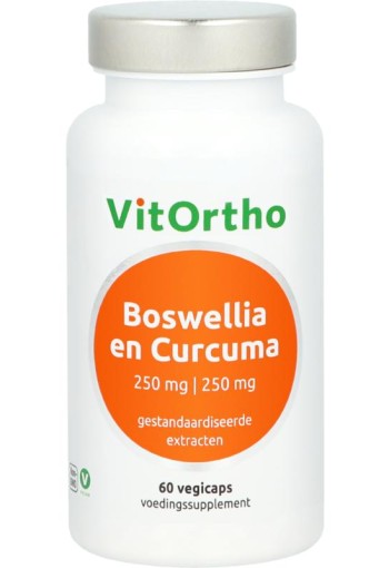 Vitortho Boswellia 250 mg en curcuma 250 mg (60 Capsules)