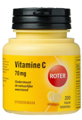Roter Vitamine C 70 mg citroen (200 Kauwtabletten)