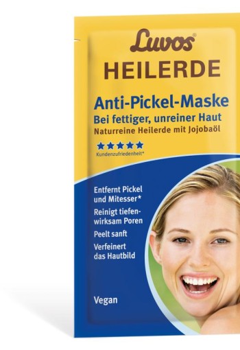 Luvos Heilaarde gezichtsmasker onzuivere vette huid (15 Milliliter)