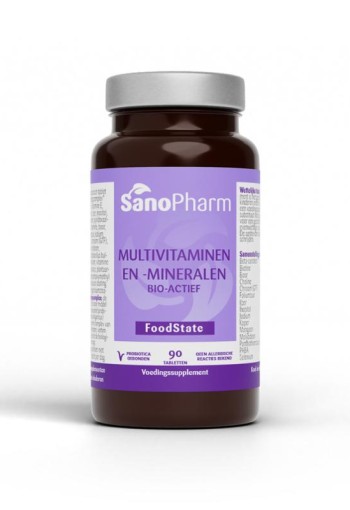 Sanopharm Multivitaminen/mineralen foodstate (90 Tabletten)
