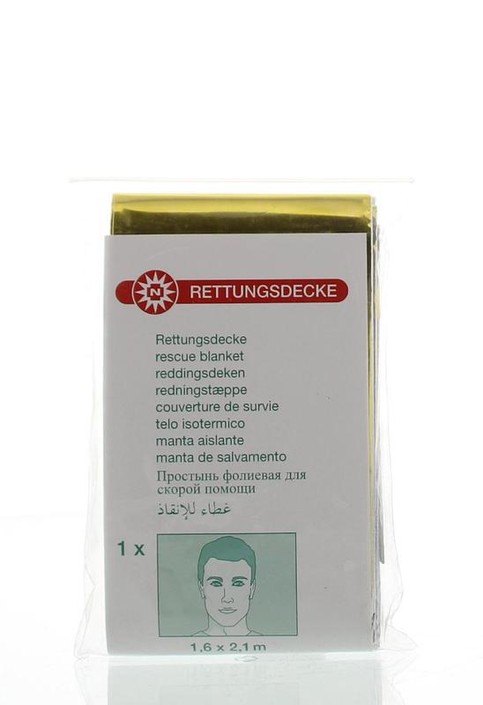 Medzorg Reddingsdeken goud/zilver 160x210 (1 Stuks)