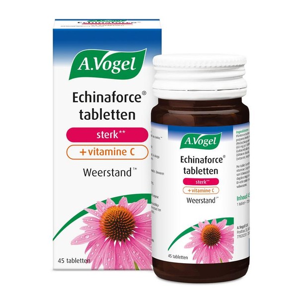 A Vogel Echinaforce sterk + vitamine C (45 Tabletten)