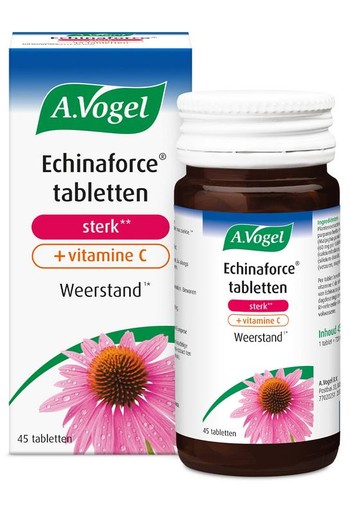 A Vogel Echinaforce kauwtablet sterk + vitamine C (45 Tabletten)