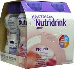 Nutridrink Protein aardbei 200ml (4 Stuks)
