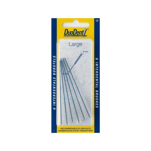 Duodent Interdentaal borstel large 1.2 (6 Stuks)