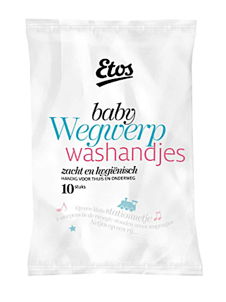 Etos Ba­by weg­werp­was­hand­jes 10 stuks
