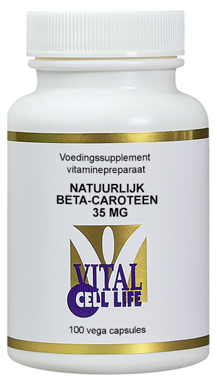 Vital Cell Life Beta caroteen 35mg pro vitamine A (100 Capsules)