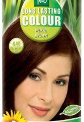 Henna Plus Long lasting colour 4.45 warm brown (100 Milliliter)