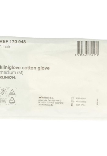 Kliniglove Verbandhandschoen maat M 7 (1 Paar)