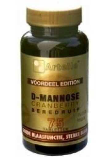 Artelle D-Mannose cranberry berendruif (75 Tabletten)