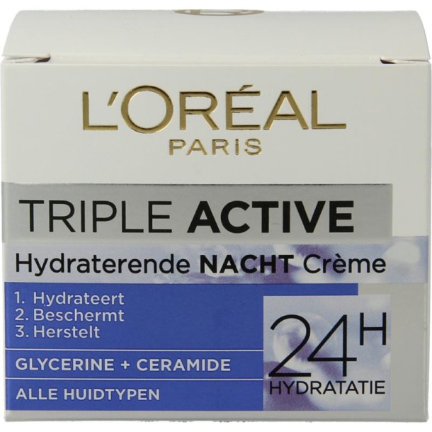 L'Oreal Paris Dermo expertise triple active nachtcreme 50 Milliliter