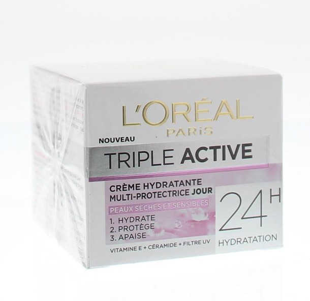 L'Oreal Paris Dermo expertise triple active droog/gev dagcreme 50 Milliliter