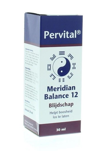 Pervital Meridian balance 12 blijdschap (30 Milliliter)