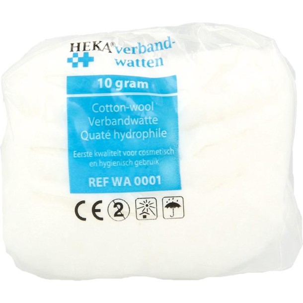 Heka Verbandwatten zigzag (10 Gram)