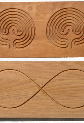 TW Dubbel hout vingerlabyrint (1 Stuks)