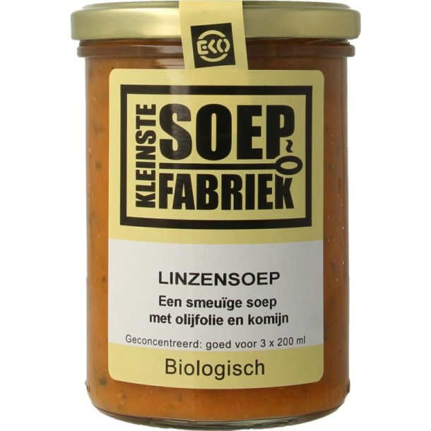 Kleinstesoepfabr Linzensoep bio (400 Milliliter)