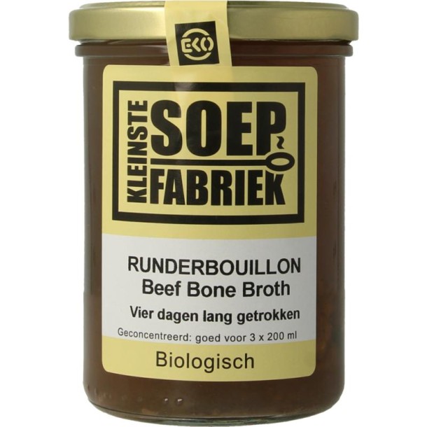 Kleinstesoepfabr Runderbouillon bio (400 Milliliter)