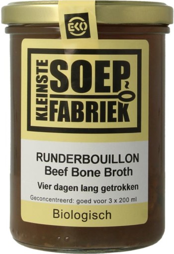 Kleinstesoepfabr Runderbouillon bio (400 Milliliter)
