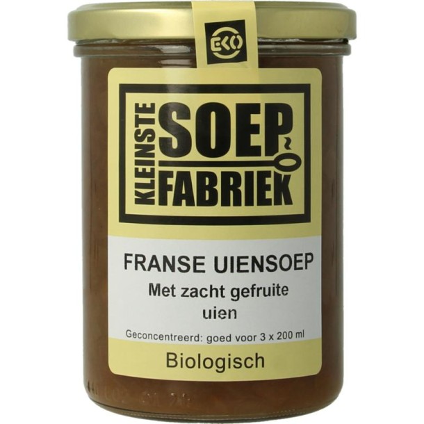 Kleinstesoepfabr Franse uiensoep vegetarisch bio (400 Milliliter)