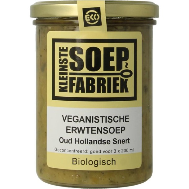 Kleinstesoepfabr Erwtensoep/snert veganistisch bio (400 Milliliter)