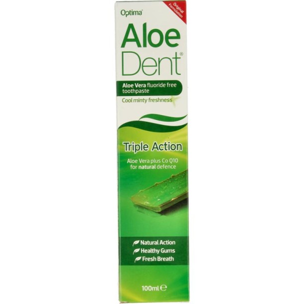 Optima Aloe dent aloe vera tandpasta triple action (100 Milliliter)