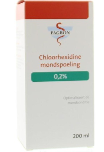 Fagron Chloorhexidine mondspoeling 0.2% (200 Milliliter)