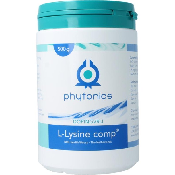 Phytonics L-lysine comp paard en pony (500 Gram)