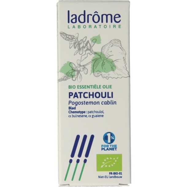 Ladrome Patchouli olie bio (10 Milliliter)