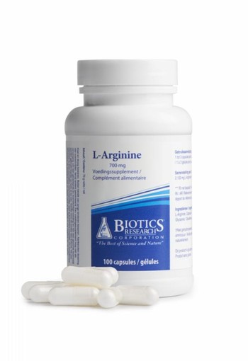 Biotics L-Arginine 700 mg (100 Capsules)