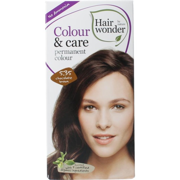 Hairwonder Long lasting colour 5.35 chocolate brown (100 Milliliter)
