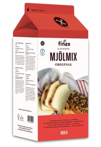 Finax Broodmix wit glutenvrij (900 Gram)