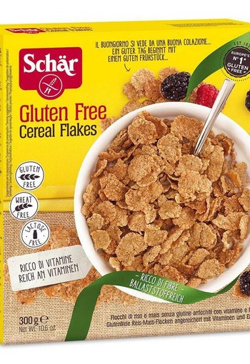 Dr Schar Cereal flakes glutenvrij (300 Gram)