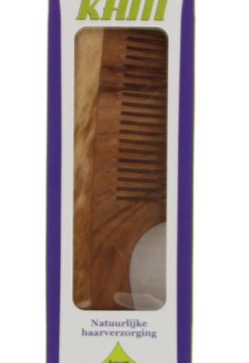 Holisan Neem houten kam handvat fijn (1 Stuks)