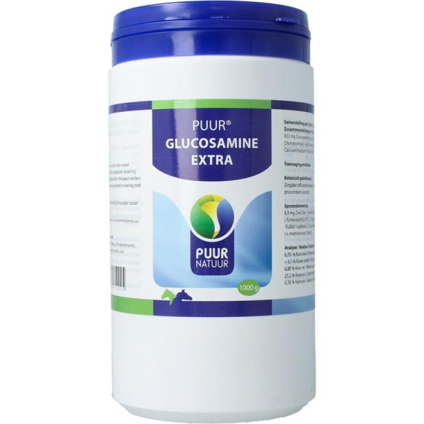 Puur Glucosamine extra paard pony (1 Kilogram)