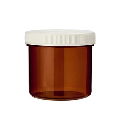 Spruyt Hillen Tabletflacon 120ml bruin met dop (35 Stuks)