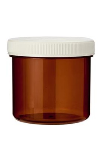 Spruyt Hillen Tabletflacon 120ml bruin met dop (35 Stuks)