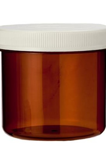 Spruyt Hillen Tabletflacon 120ml bruin met dop (100 Stuks)