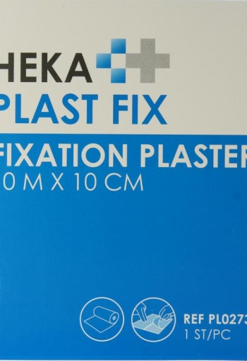 Hekaplast Fix pleister 10m x 10cm met schutvel (1 Rol)