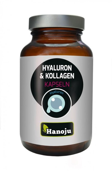 Hanoju Hyaluronzuur & collageen (60 Vegetarische capsules)