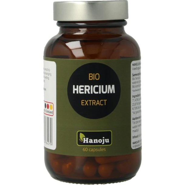 Hanoju Hericium extract bio (60 Vegetarische capsules)