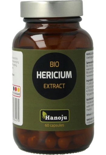 Hanoju Hericium extract bio (60 Vegetarische capsules)