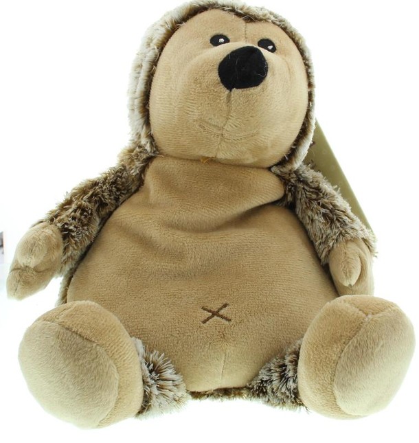 Warmies Egel bruin gemeleerd (1 Stuks)