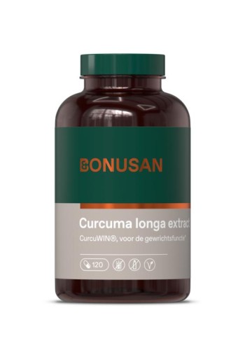 Bonusan Curcuma longa extract (120 Vegetarische capsules)