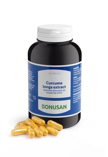 Bonusan Curcuma longa extract (120 Vegetarische capsules)