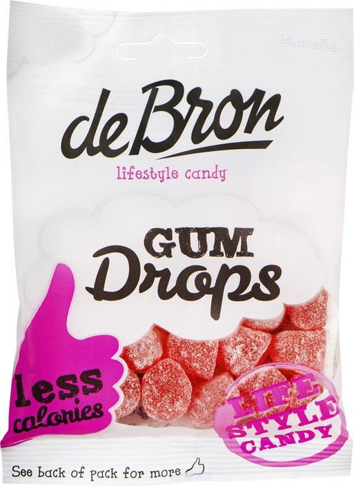 De Bron Gumdrops raspberry (100 Gram)