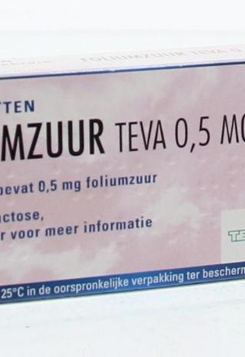 Teva Foliumzuur 0.5 (30 Tabletten)