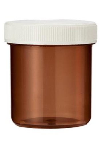 Spruyt Hillen Tabletflacon 40ml bruin met dop (80 Stuks)